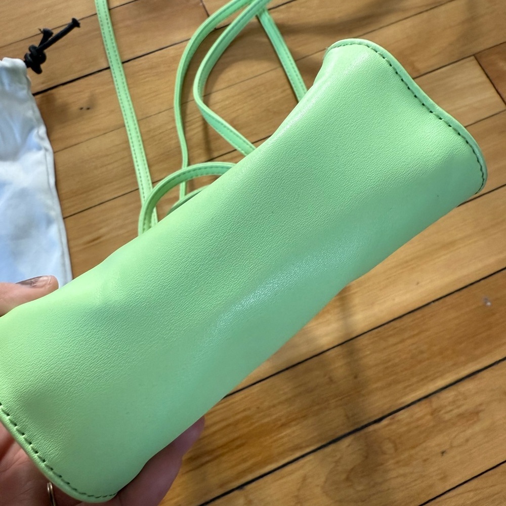 Telfar double mint‎ vegan leather small mini purse crossbody shoulder bag - Picture 6 of 11